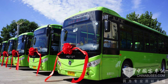 北京：密云首批純電動(dòng)公交車上路運(yùn)行
