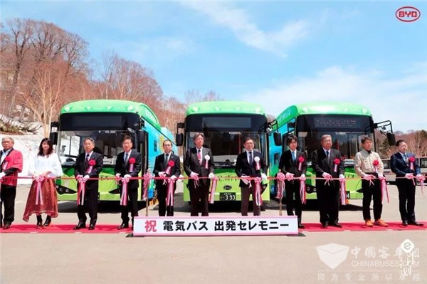 日本純電動(dòng)巴士第一品牌來自中國比亞迪