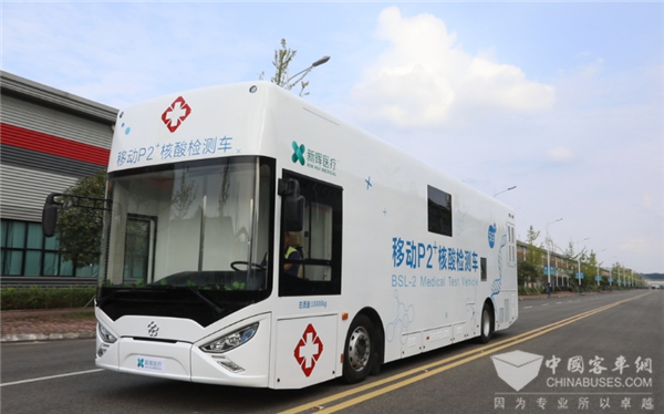 同心戰(zhàn)疫盼春安！格力P2+移動(dòng)核酸車馳援山東