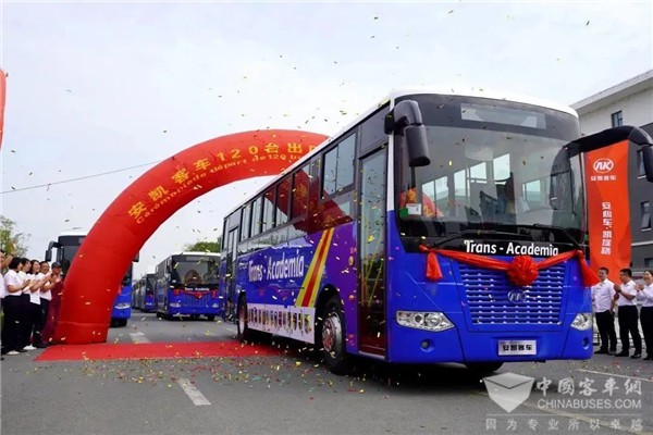 120臺(tái)安凱客車遠(yuǎn)航剛果金 達(dá)成中國(guó)客車出口該國(guó)最大單！