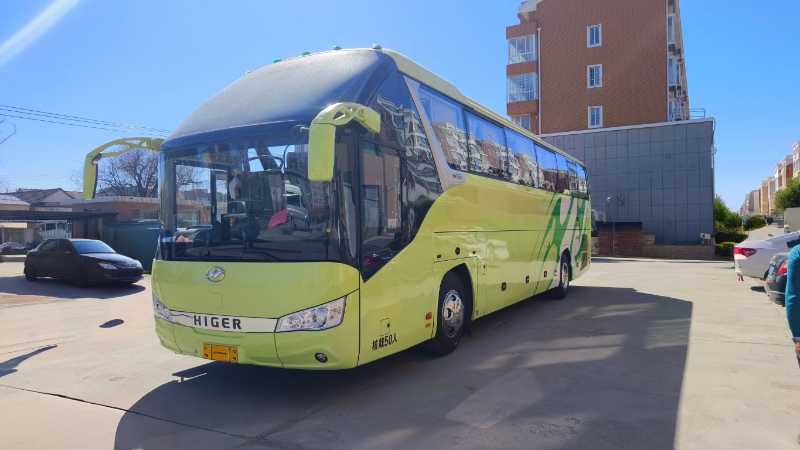 同款兩臺(tái)可提雙檔12米28座2+1海格6122旅游準(zhǔn)新車 