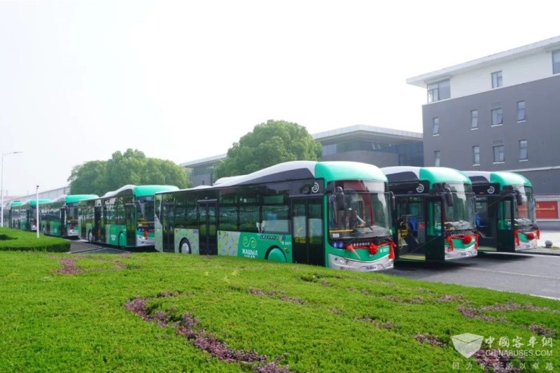 120臺(tái)安凱新能源客車出口吉爾吉斯斯坦