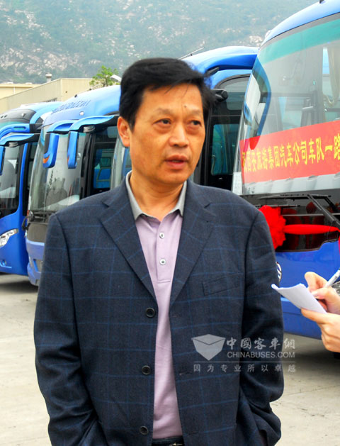 西安旅游集團(tuán)汽車公司費長安總經(jīng)理接受采訪