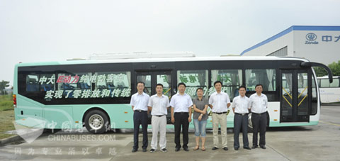 中科院專家調(diào)研中大新能源客車