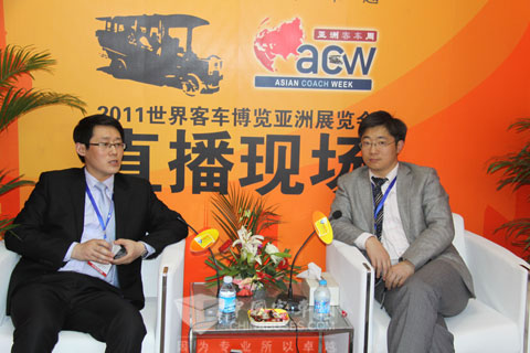 中大汽車銷售公司總經(jīng)理紀立俊做客客車網(wǎng)直播間