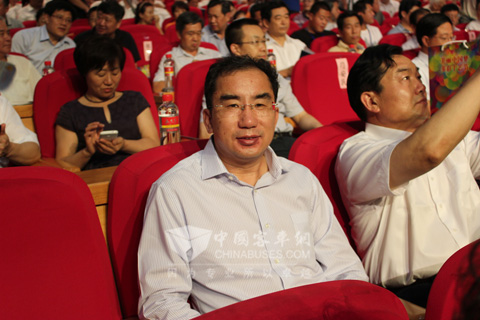 中通客車(chē)副總經(jīng)理于春印在活動(dòng)現(xiàn)場(chǎng)