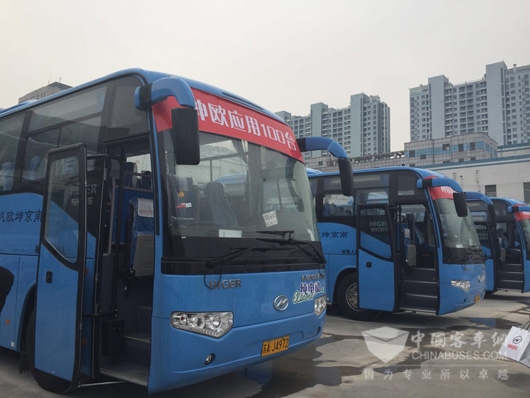 海格純電動大巴實現(xiàn)零排放、零污染