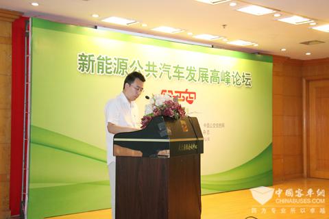 宇通客車股份有限公司技術(shù)研究院副主任李飛強(qiáng)