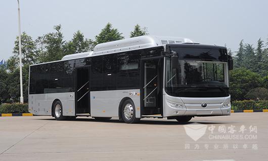 宇通面向歐洲市場推出的12米純電動(dòng)公交