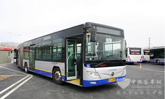 北京公交集團(tuán)的天然氣公交車