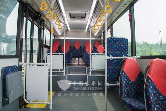 中車時(shí)代電動(dòng)8米純電動(dòng)客車內(nèi)飾 