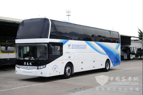 深圳運(yùn)發(fā)集團(tuán)購(gòu)買的金旅XML6128車型