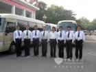 參加全運(yùn)會閉幕式保障的國賓車隊隊員