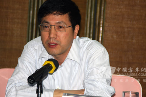 福田歐V新能源客車公司副總經(jīng)理劉國強(qiáng)