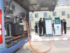 山東省首座大型電動(dòng)汽車充電站