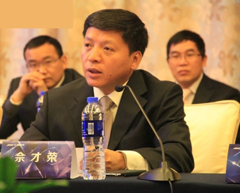 江淮汽車副總經(jīng)理 江淮國際公司總經(jīng)理佘才榮介紹出口形勢