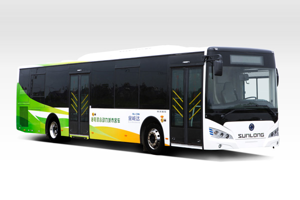 申龍SLK6129USNHEV01公交車（天然氣/電混動(dòng)國五10-38座）