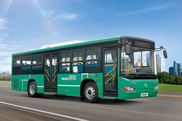海格KLQ6109GAHEVC5D公交車（天然氣/電混動(dòng)國五24-39座）