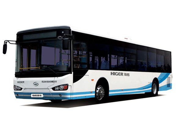 海格KLQ6129GAHEVE5BZ公交車（柴油/電混動(dòng)國(guó)五24-46座）
