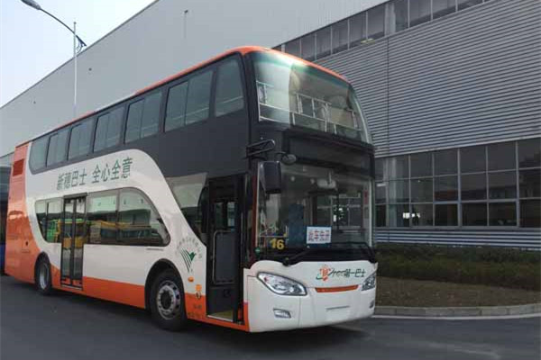 中車(chē)時(shí)代電動(dòng)TEG6111EHEV01雙層公交車(chē)（柴油/電混動(dòng)國(guó)五10-68座）