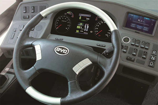 比亞迪BYD6100LGEV8公交車（純電動(dòng)17-39座）