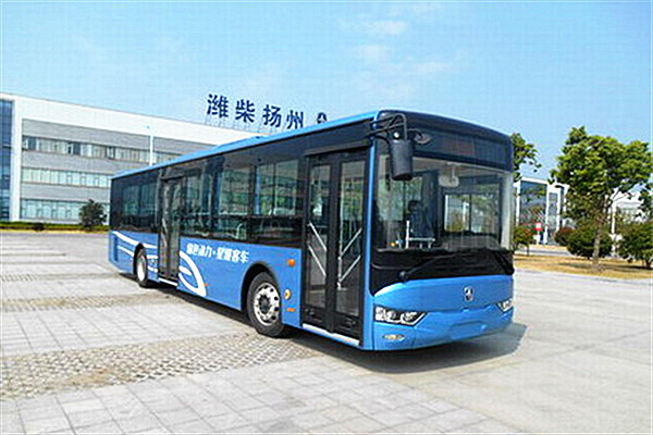 亞星YBL6128GHEV插電式公交車（柴油/電混動(dòng)國(guó)五21-41座）