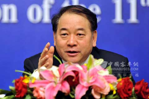 全國人大代表、中國重型汽車集團公司董事長馬純濟