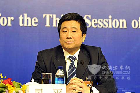 全國人大代表、玉林柴油機集團公司董事長晏平